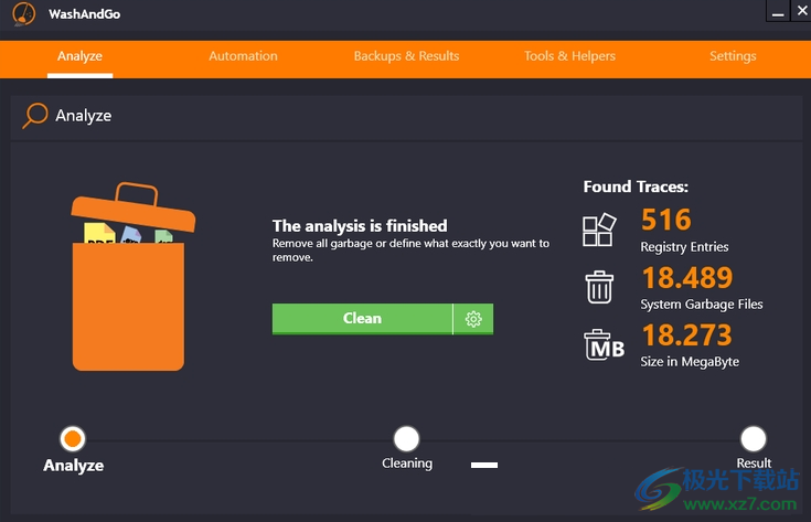 Abelssoft WashAndGo下载-垃圾文件清理工具v23.27.06 免费版