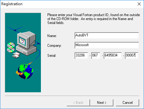 Compaq Visual Fortran 6.6安装教程
