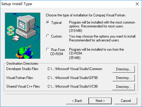 Compaq Visual Fortran 6.6安装教程