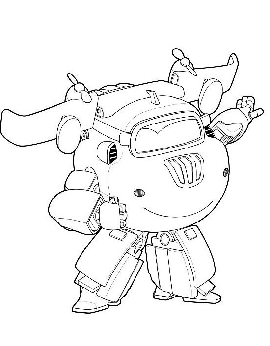 超级飞侠简笔画完整版