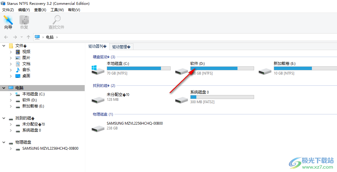 starus ntfs recovery中文破解版(分区数据)
