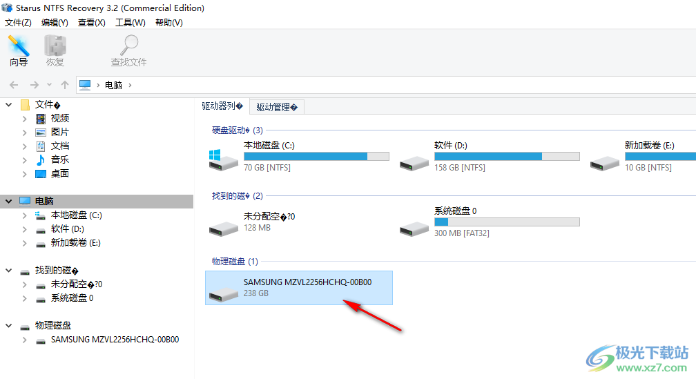 starus ntfs recovery中文破解版(分区数据)