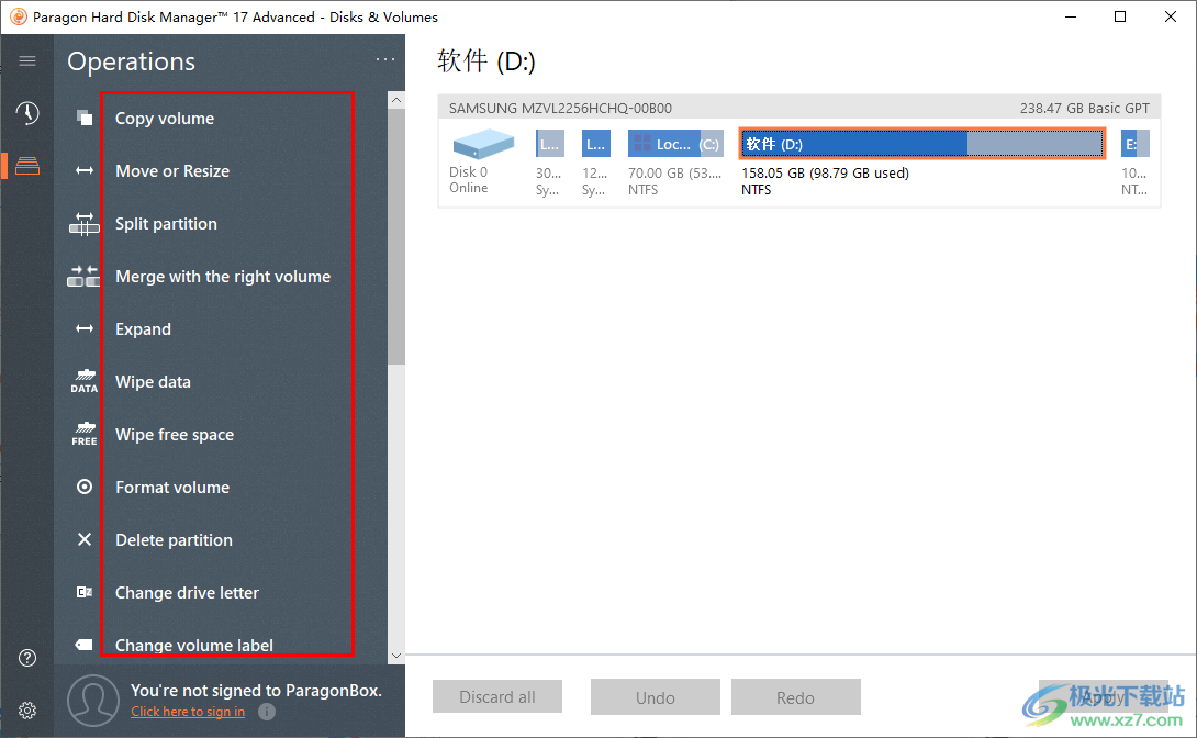 paragon hard disk manager 17破解版(硬盘备份还原软件)