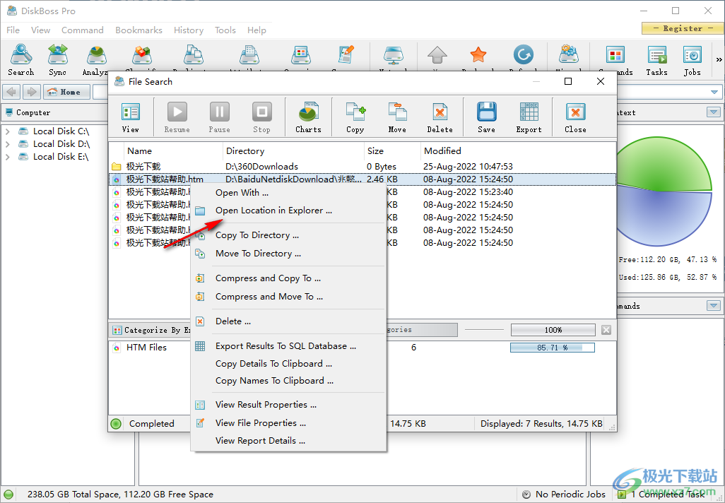 DiskBoss Pro(磁盘文件分析管理软件)