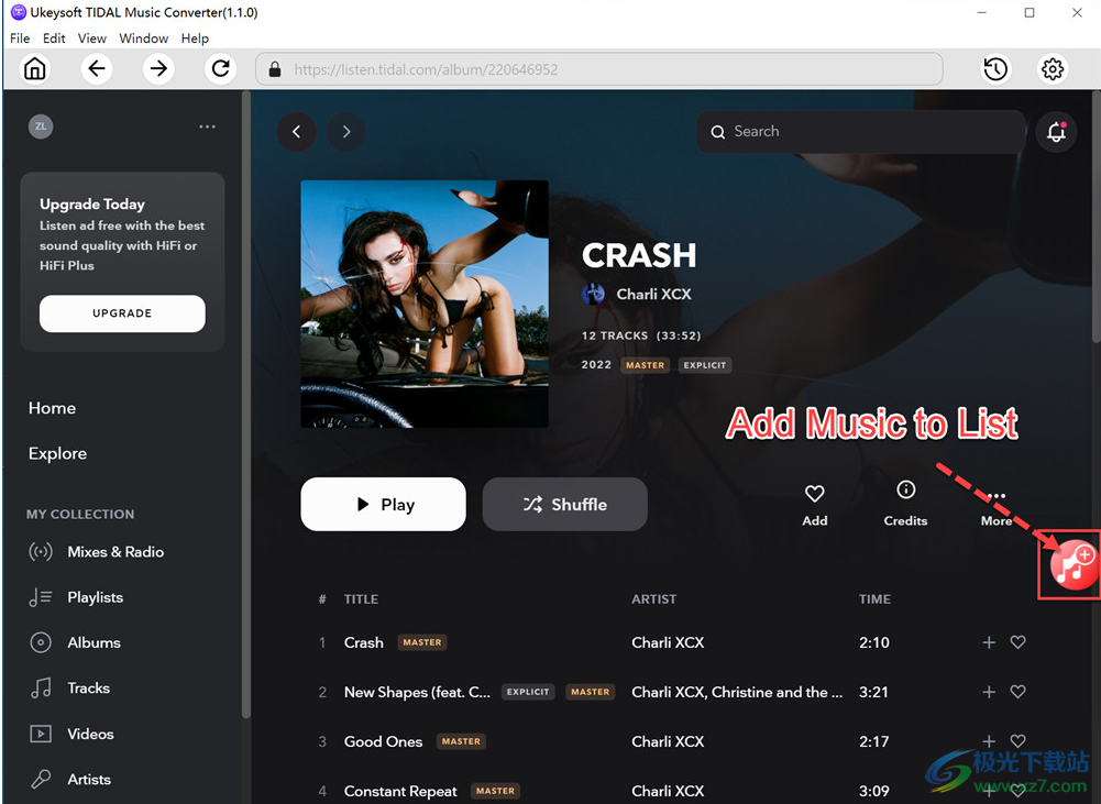 UkeySoft Tidal Music Converter(Tidal网站音乐下载器)