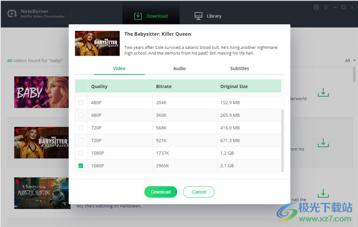 NoteBurner Netflix Video Downloader(视频下载工具)