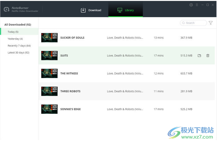 NoteBurner Netflix Video Downloader(视频下载工具)