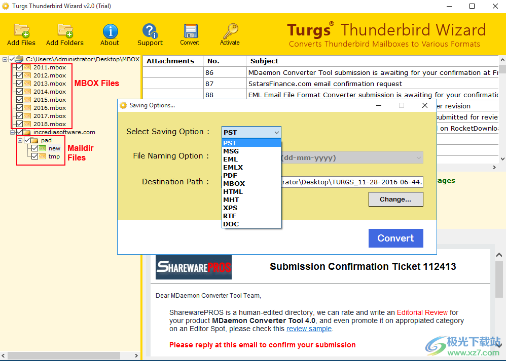 Turgs Thunderbird Wizard(Thunderbird转换工具)