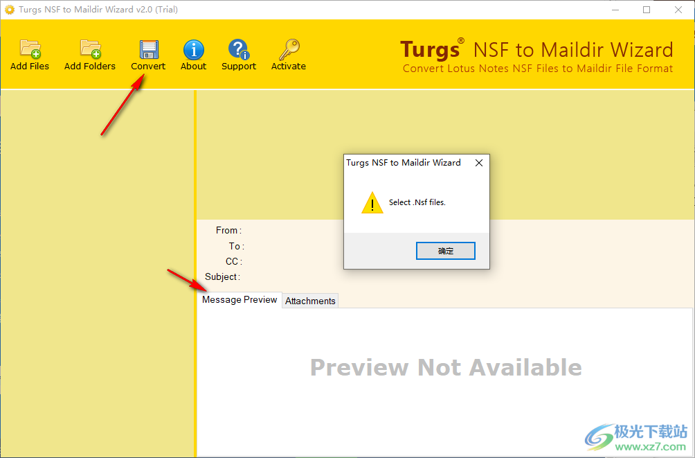 Turgs NSF to Maildir Wizard(NSF转Maildir转换工具)