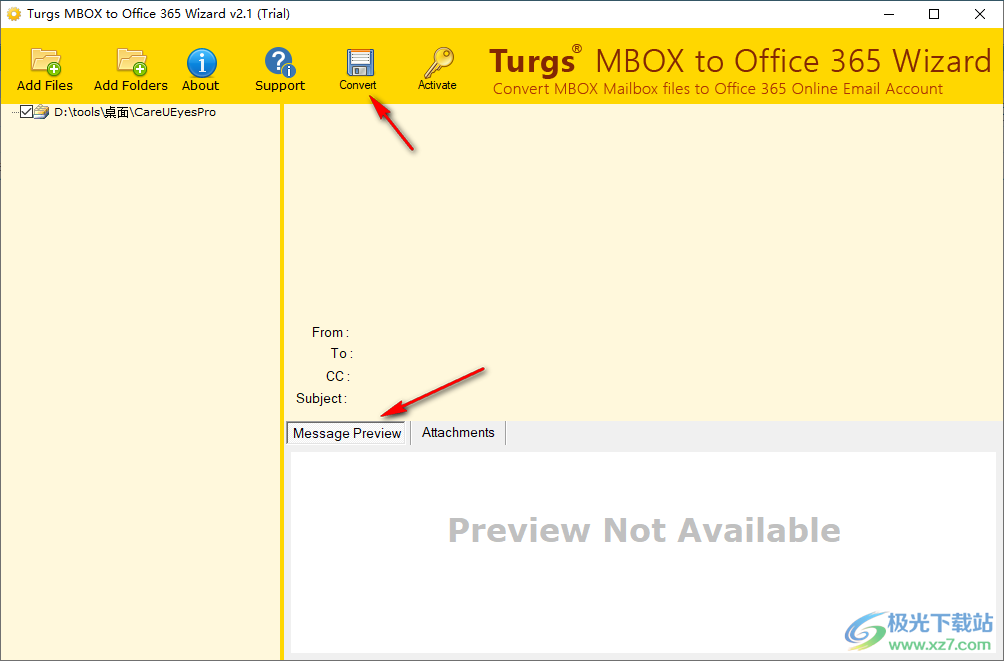 Turgs MBOX to Office 365 Wizard(MBOX到Office 365转换工具)