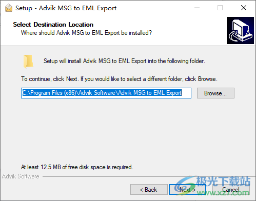 Advik MSG to EML Export(MSG转EML工具)