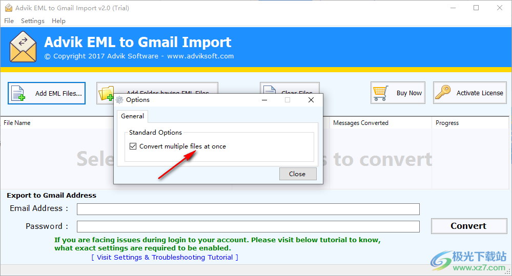 Advik EML to Gmail Import(EML导入Gmail工具)