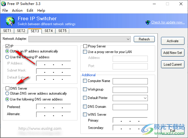 eusing Free IP Switcher(IP地址切换软件)