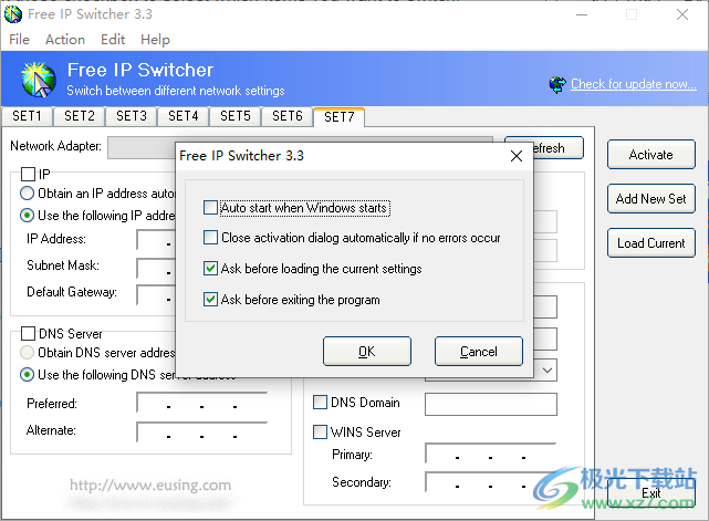eusing Free IP Switcher(IP地址切换软件)