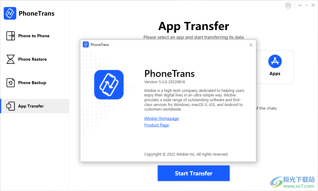 PhoneTrans免费破解版下载-苹果手机数据传输软件v5.3.0 破解版