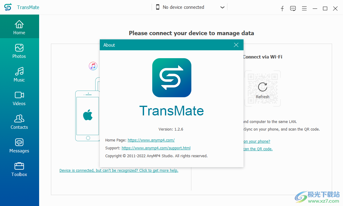 AnyMP4 TransMate(手机数据传输)