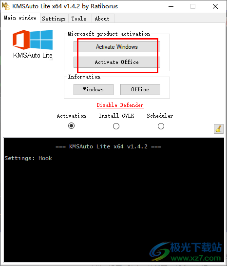 KMS Tools by Ratiborus(Win10激活工具)