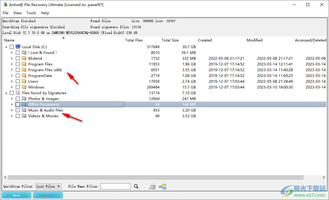 Active@ File Recovery(专业修复被误删除的文件)