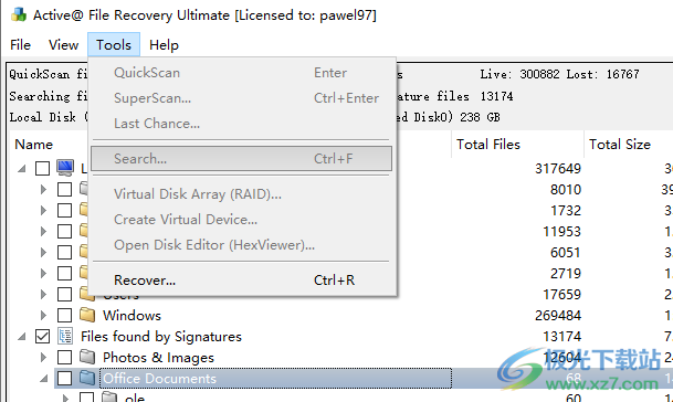 Active@ File Recovery(专业修复被误删除的文件)