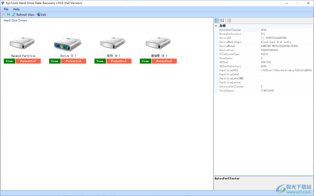 SysTools Hard Drive Data Recovery破解版-电脑数据恢复软件免费版v10.0.0.0 破解版下载