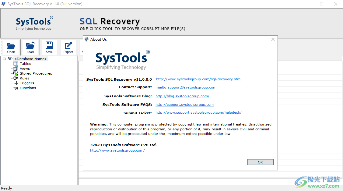 SysTools SQL Recovery破解版(数据恢复)
