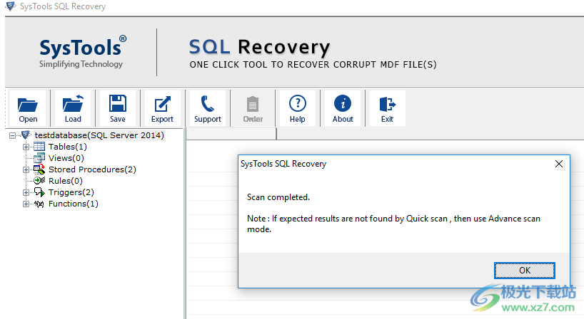 SysTools SQL Recovery破解版(数据恢复)