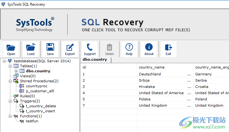 SysTools SQL Recovery破解版(数据恢复)