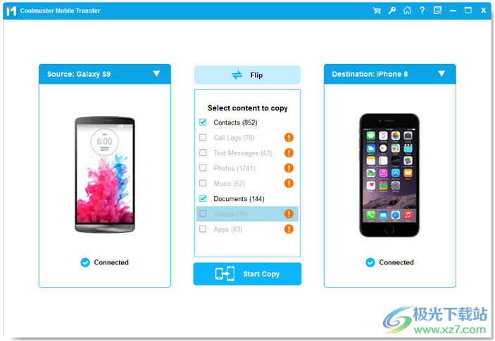 Coolmuster Mobile Transfer破解版(数据迁移)
