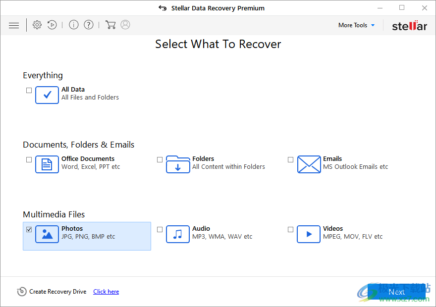 stellar data recovery9破解版下载-电脑数据恢复软件免费破解版v9.0.0.4 附破解教程