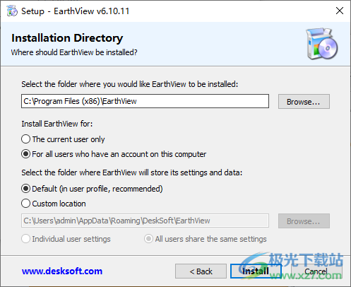 EarthView中文破解版(实时地球动态壁纸)