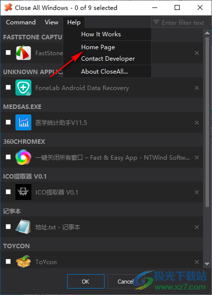 Close All Windows破解版(窗口批量关闭)