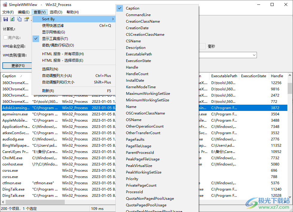 WMI分析工具(SimpleWMIView)