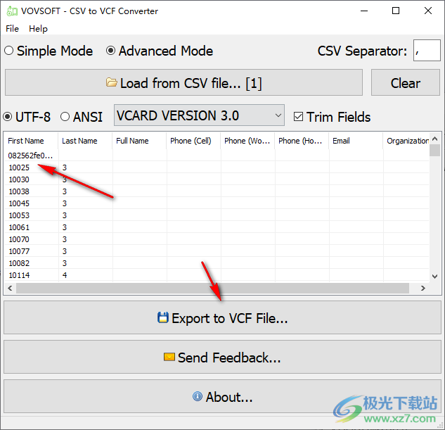 CSV to VCF Converter(CSV转VCF工具)