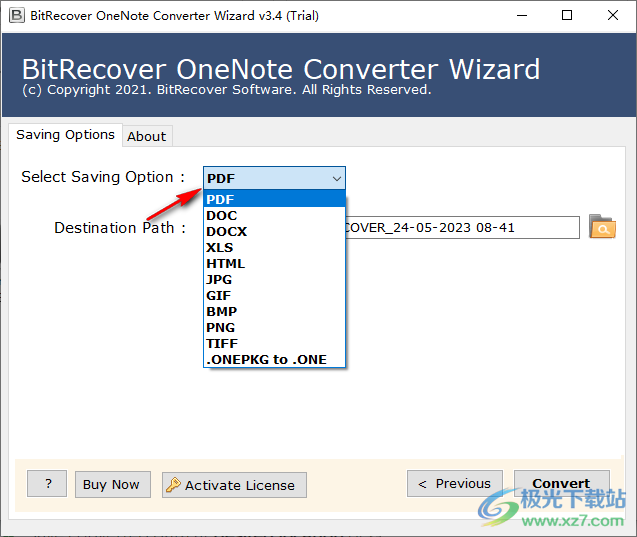 BitRecover OneNote Converter Wizard(OneNote文件转换工具)