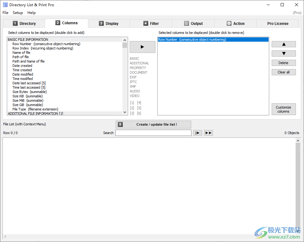 Directory List&Print Pro(目录列表打印工具)