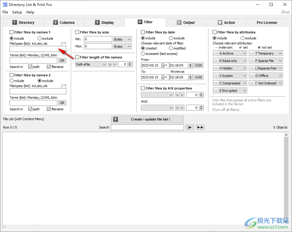 Directory List&Print Pro(目录列表打印工具)