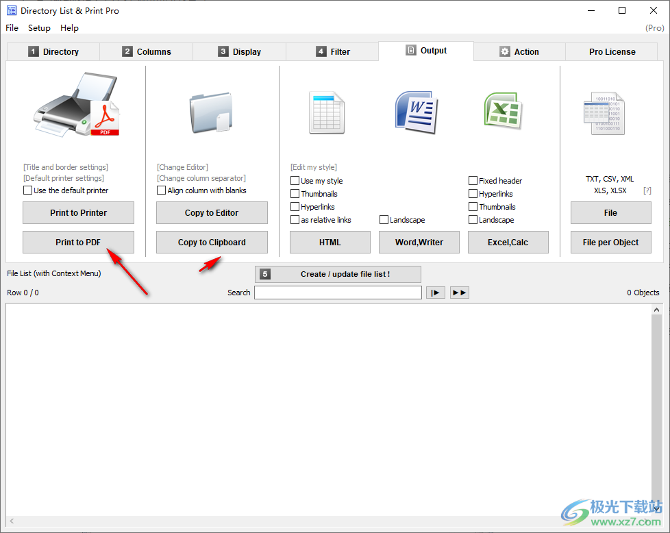 Directory List&Print Pro(目录列表打印工具)