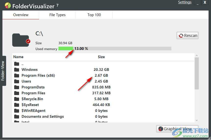 FolderVisualizer(硬盘空间分析工具)
