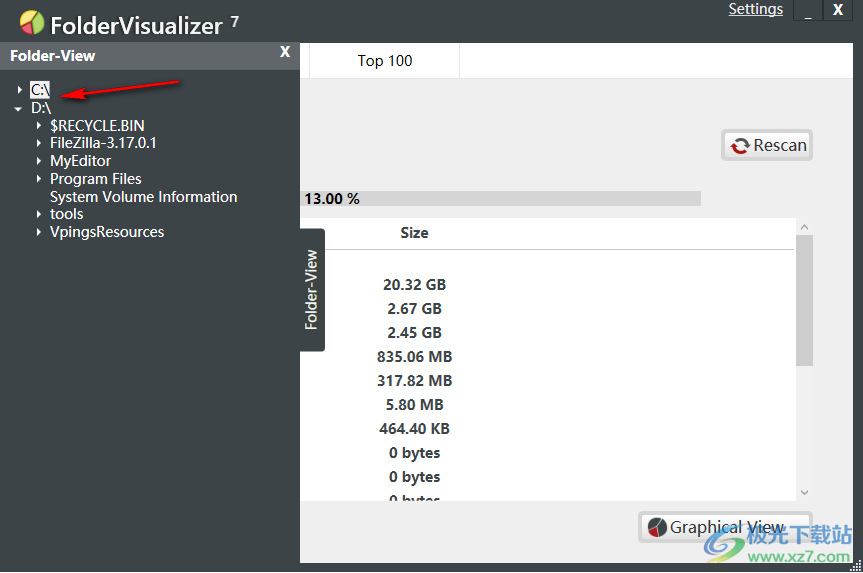 FolderVisualizer(硬盘空间分析工具)