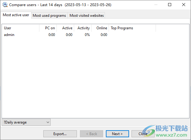 Visual TimeAnalyzer(电脑使用情况分析)