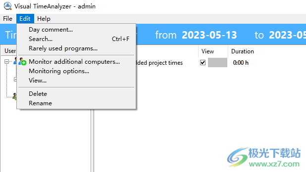Visual TimeAnalyzer(电脑使用情况分析)