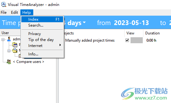 Visual TimeAnalyzer(电脑使用情况分析)