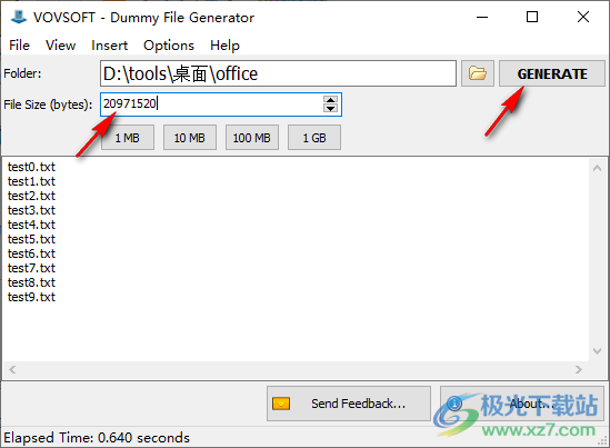 Vovsoft Dummy File Generator(虚假文件创建工具)