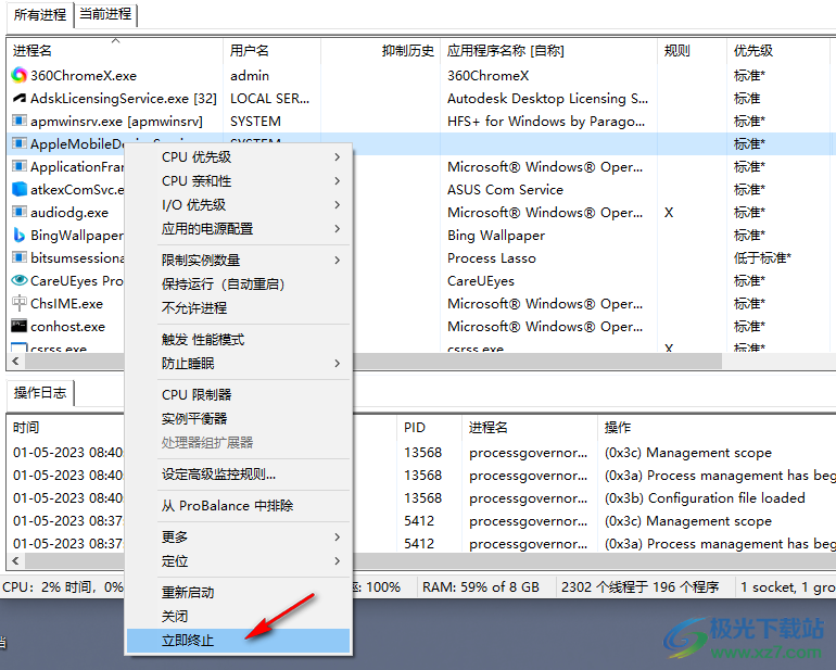 process lasso pro 10中文破解版(电脑进程监控软件)