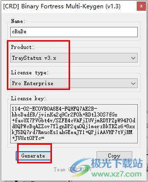 traystatus pro中文破解版(键盘设置)