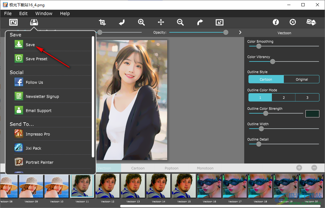 JixiPix Artoon照片转漫画软件