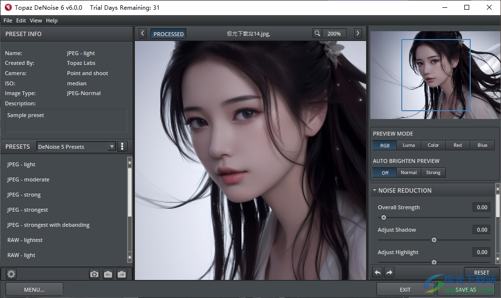Topaz DeNoise 6(图片降噪)