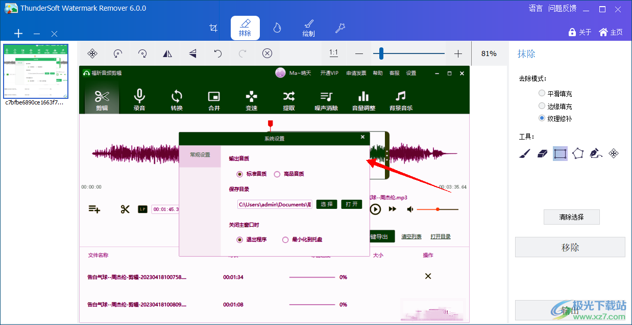 ThunderSoft Watermark Remover破解版-纹理修补水印删除软件免费版v6.0 免费版下载