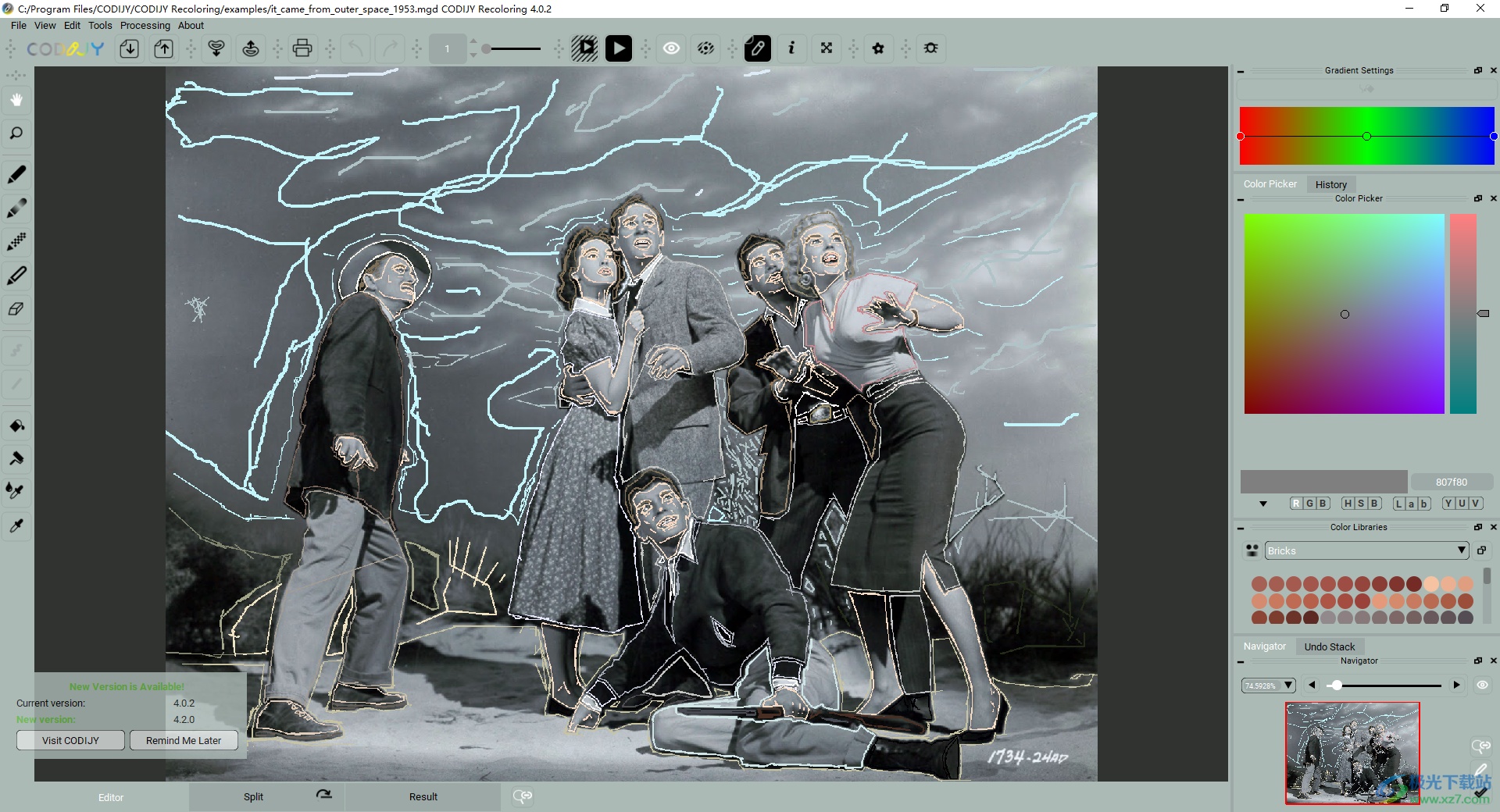 codijy recoloring(图片着色工具)