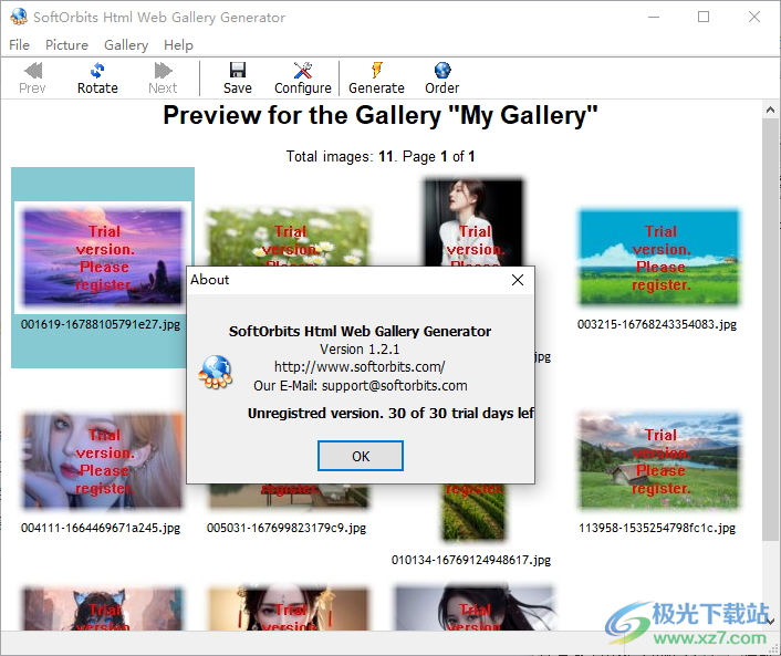 Html Web Gallery Generator图片生成html工具下载-图片转换html软件v1.2 官方版